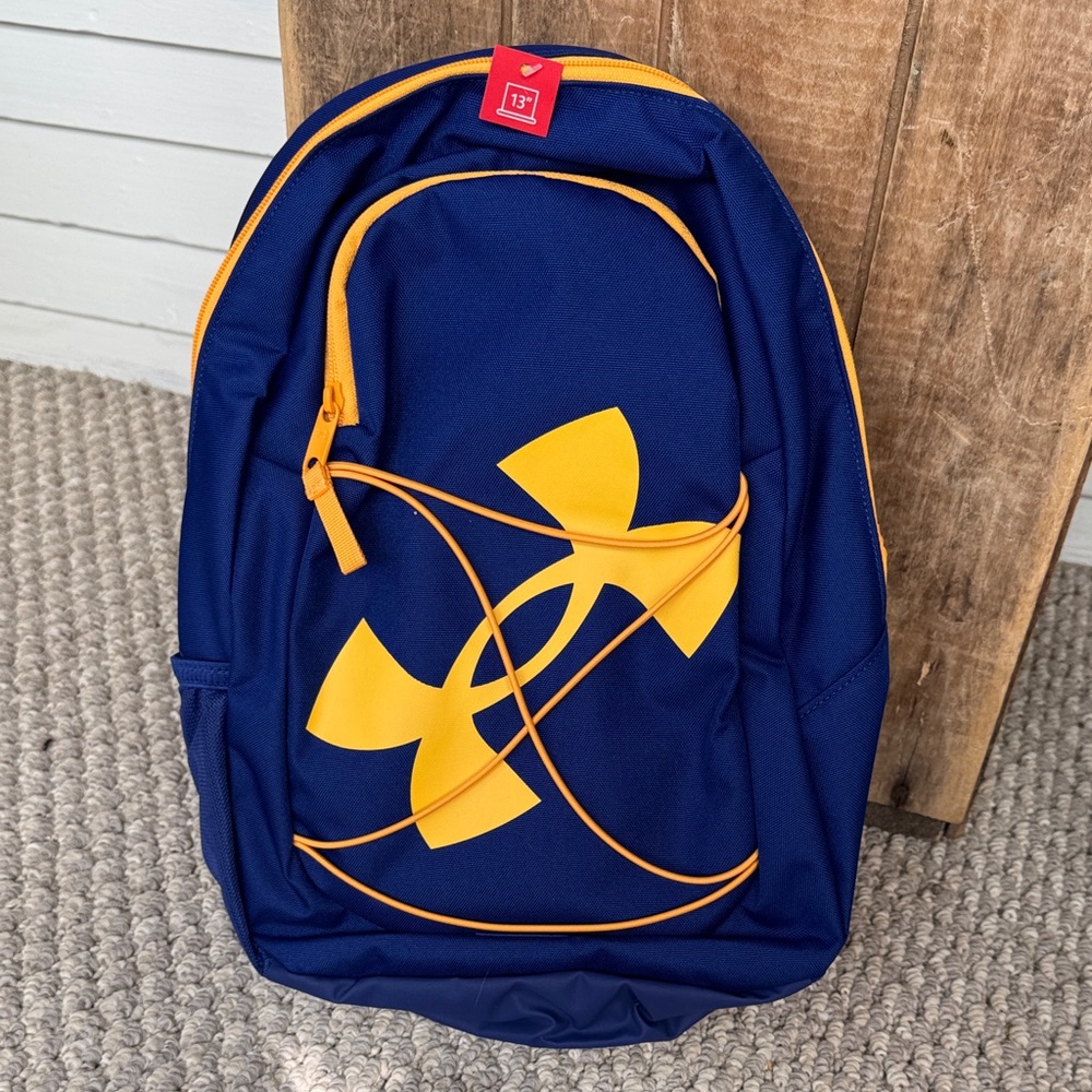 Under Armour Blue and Orange Backpack